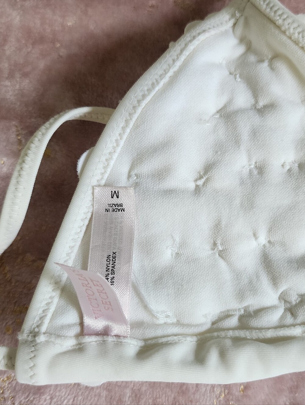 VICTORIA SECRET | White Daisy Floral Top & White Bikini - Picture 14 of 15